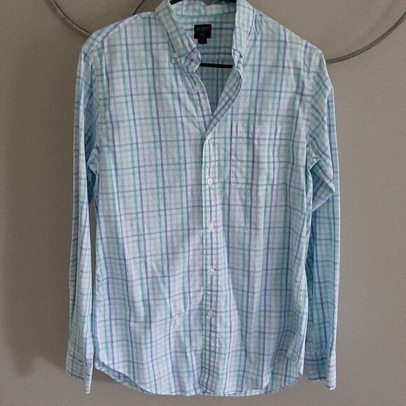 New J. Crew plaid shirt - Picture 1 of 5